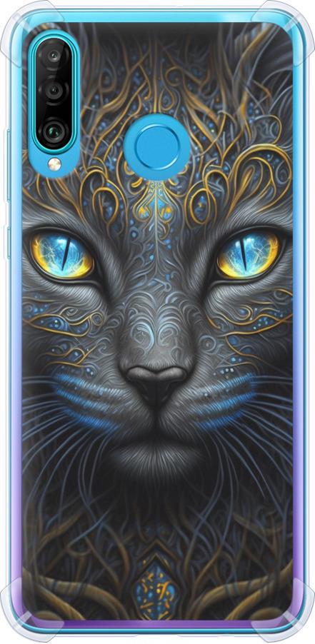 Чехол на Huawei P30 Lite Кошка (5548sp-1651-42517)