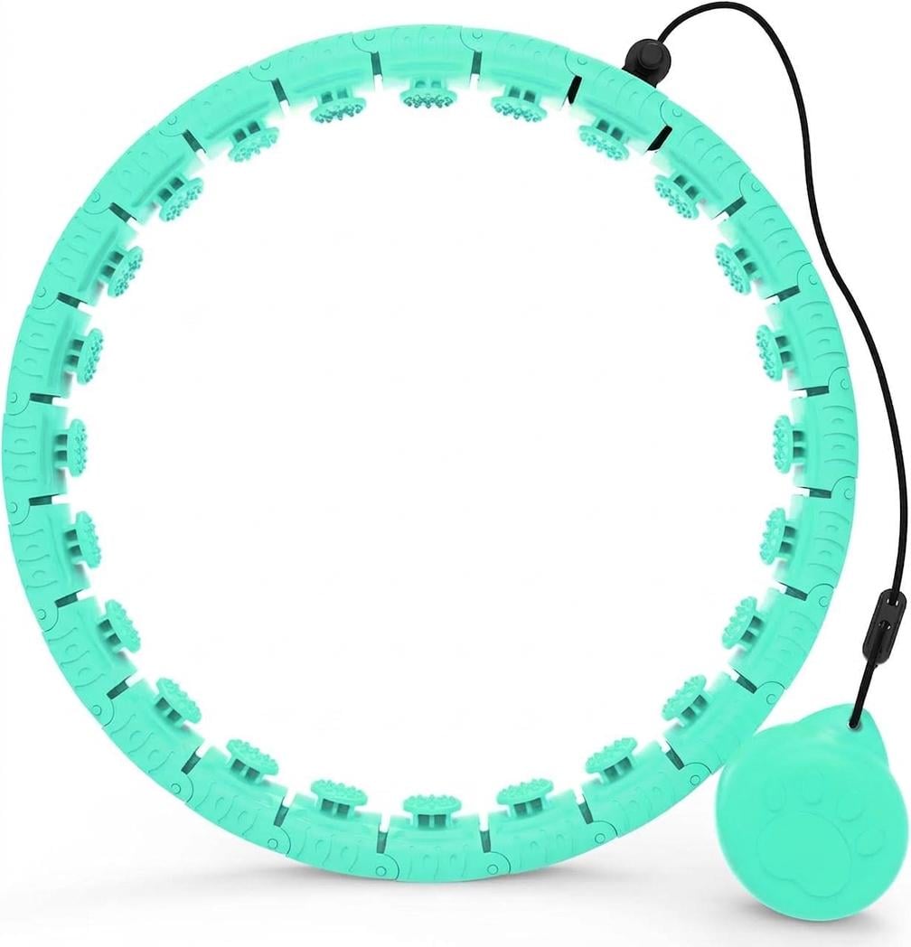 Обруч для фитнеса Hula Hoop регулируемый с массажным шаром