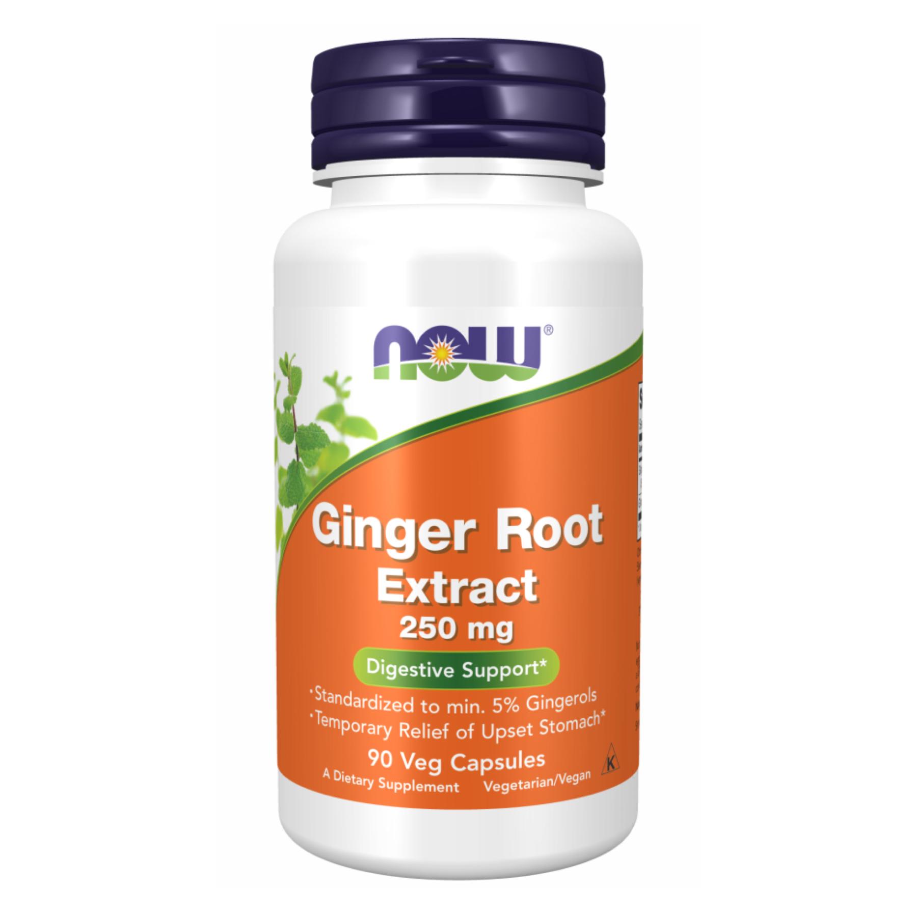 Натуральная добавка Ginger Root Extract 250 mg 90 vcaps (2022-10-1362)