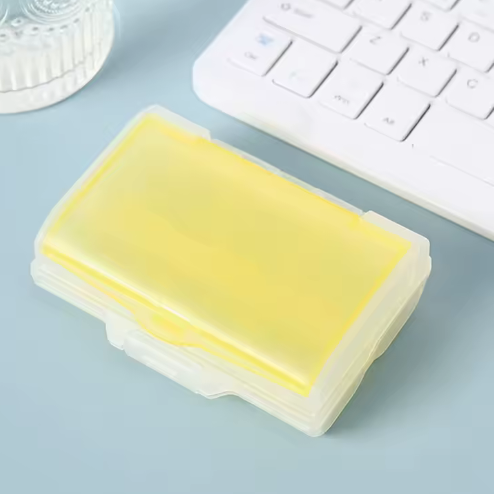 Контейнер для хранения лекарств и таблеток пластиковый 10х10х5 см Yellow (XC0468_yellow)