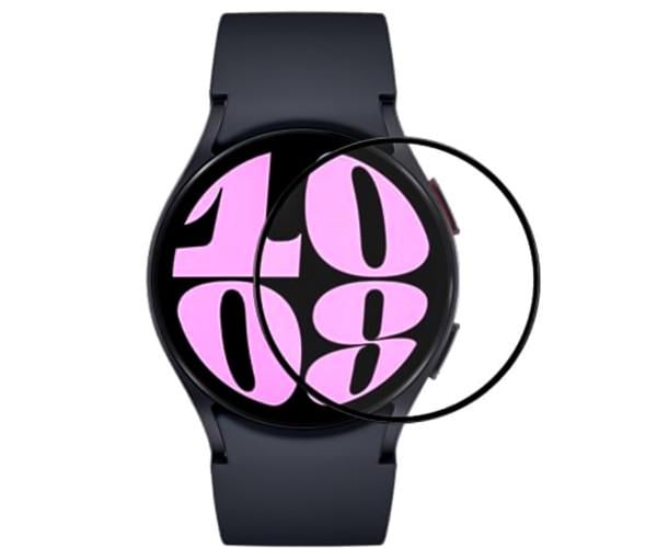 Защитное стекло противоударное SoftGlass Full Cover P ммA для Samsung Galaxy Watch 6 40 мм Black