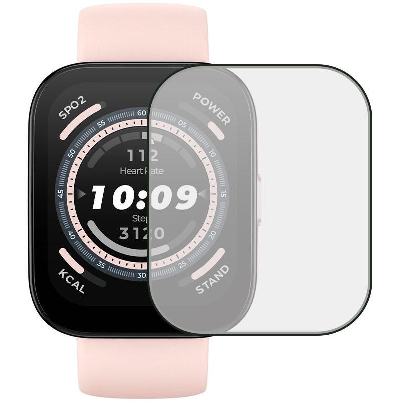 Полімерна плівка 3D full glue для Xiaomi Amazfit Bip 5 Чорний (00000066060_1)