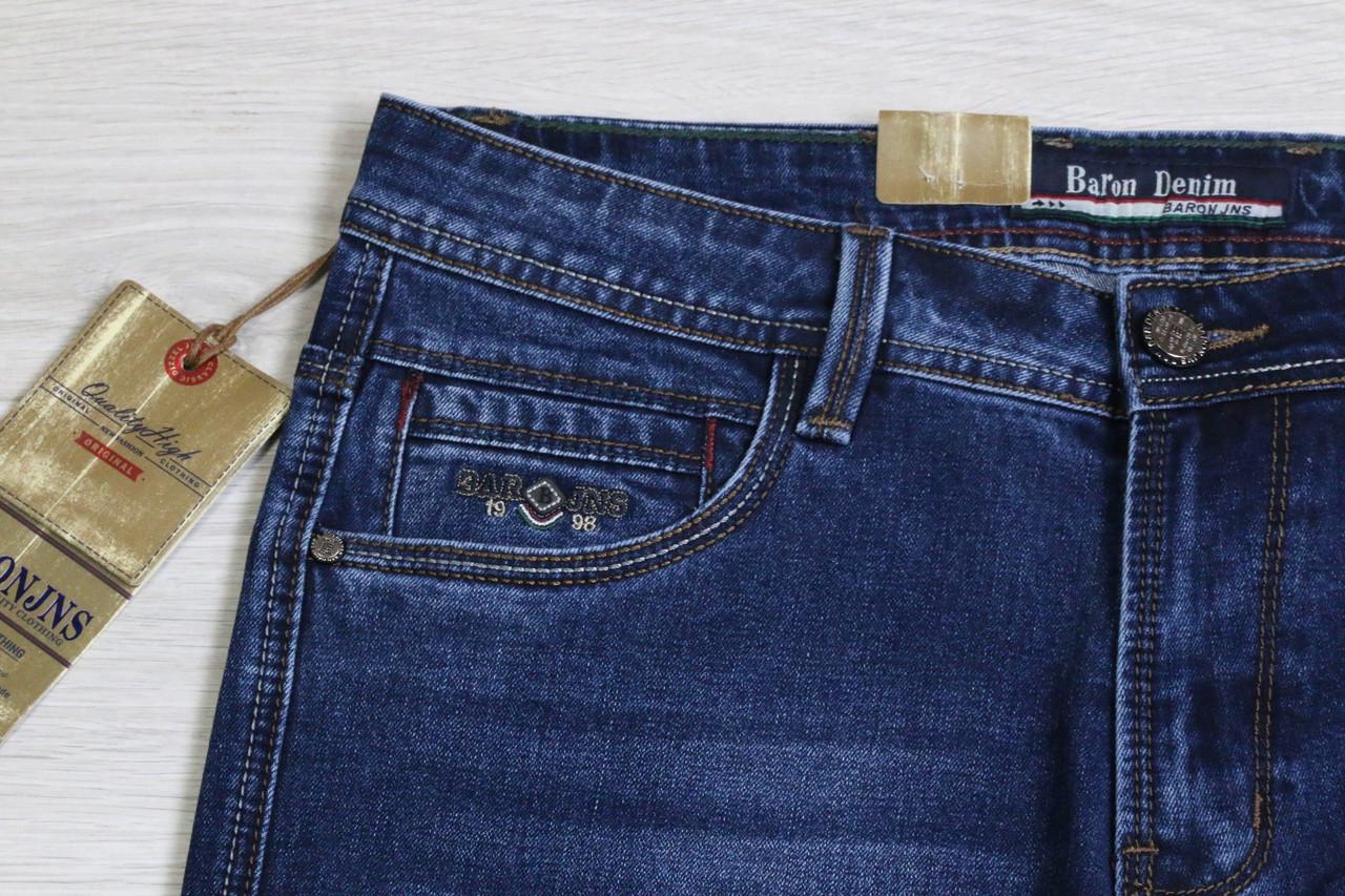 Джинсы мужские демисезонные Baron 9583 классические с ровным кроем р. 36 (2761156845) - фото 4