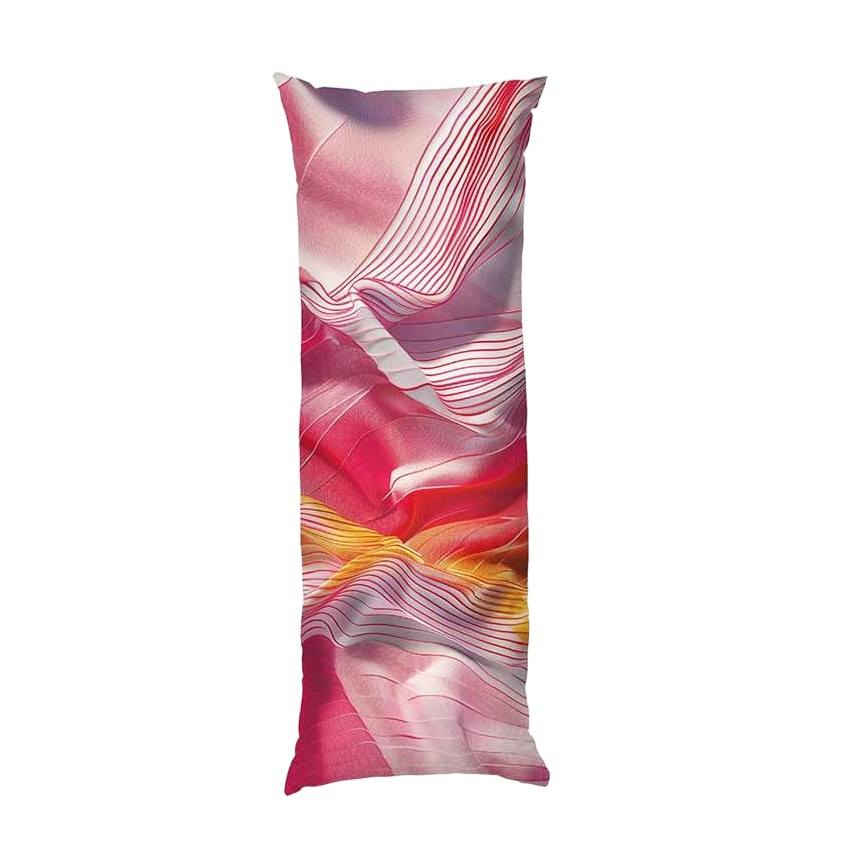 Подушка дакімакура Pink waves Dawn габардин 140х45 см (113859-2)