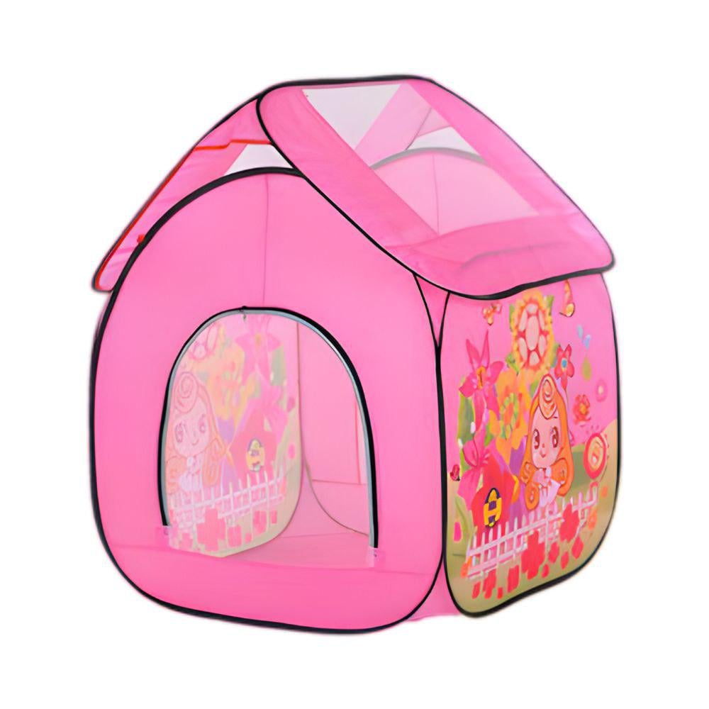 Палатка M3756 с принтом принцессы с цветах Розовый Палатка M3756 с принтом принцессы с цветах Розовый