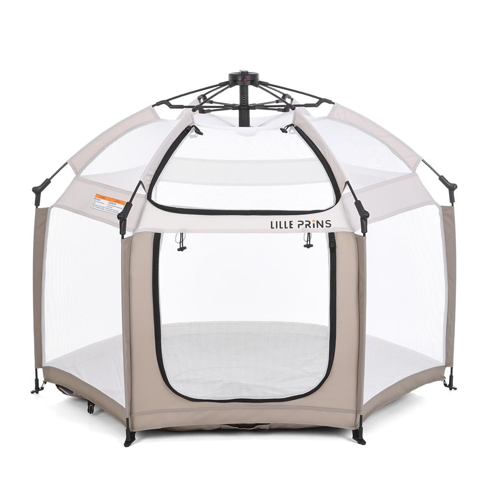 Палатка автоматическая MR 1515 с сетчатыми стенками/чехлом на крышу и молнией 140х124х110 см Бежевый - фото 3 Палатка автоматическая MR 1515 с сетчатыми стенками/чехлом на крышу и молнией 140х124х110 см Бежевый - фото 3