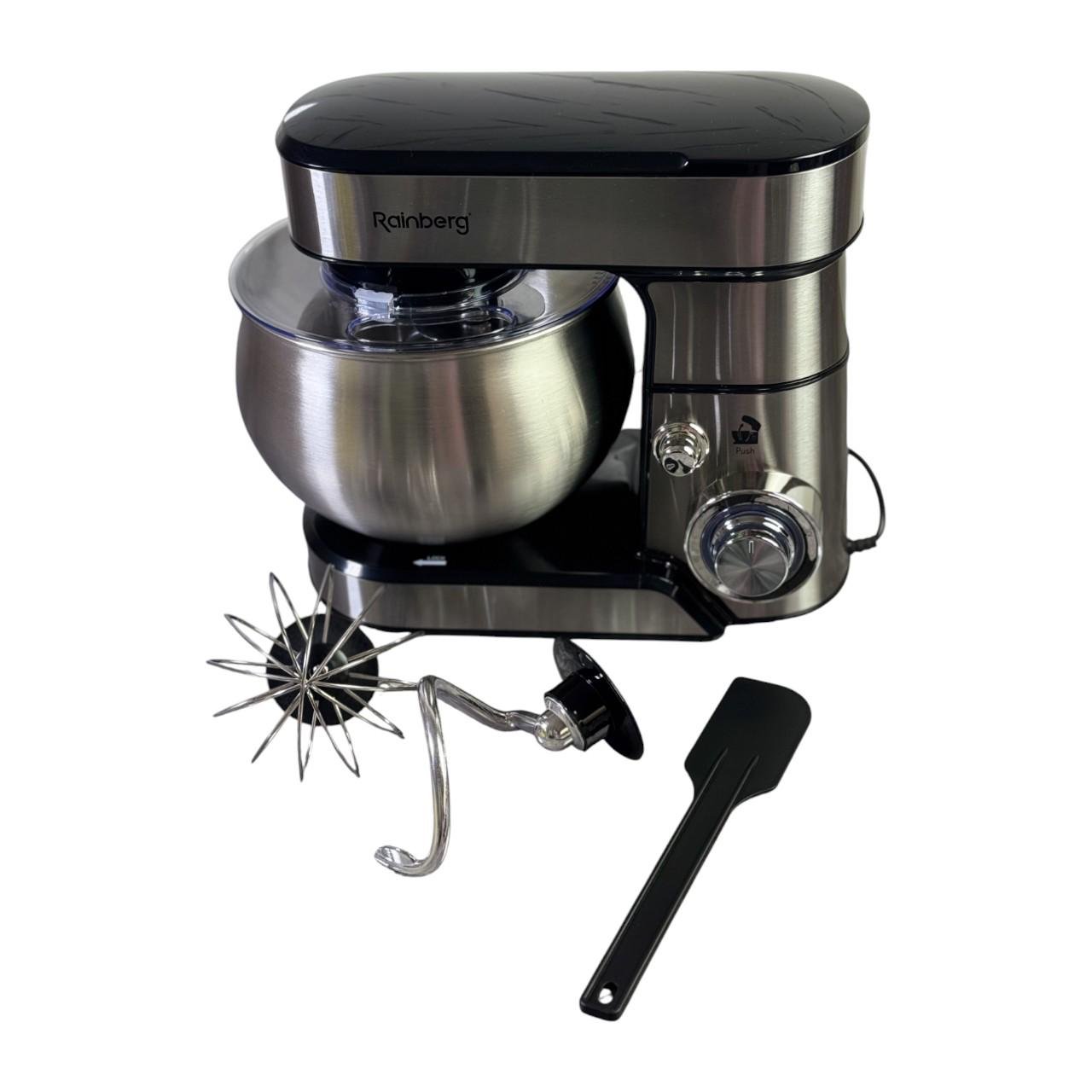 Кухонний комбайн-тістоміс Rainberg RB-8086 з вінчиками для взбивання та гаком для тіста 3800 Вт 5 л (є288) - фото 7