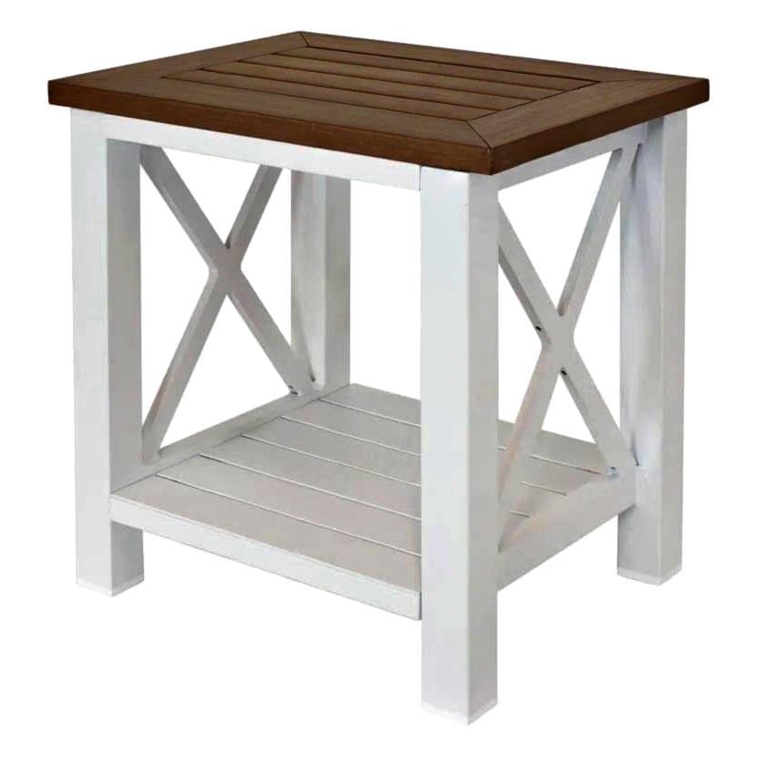 Табурет для ванной из дерева Линдис Зефир/Робуста (ТВН-00562036)