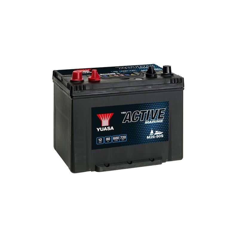 Аккумулятор YuasaBatteryEuropeGmb Морской аккумулятор M26-80S 12V 80Ah