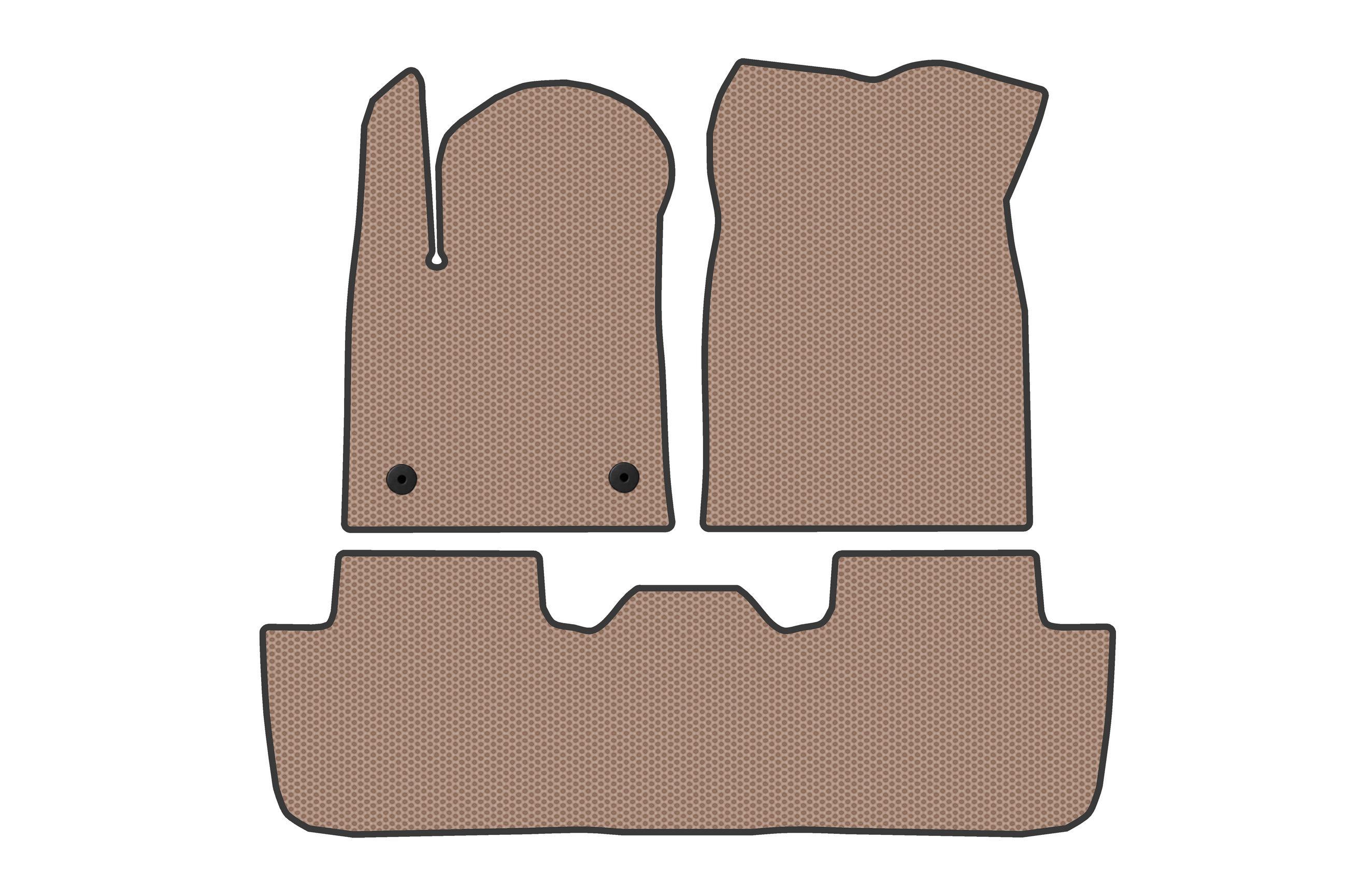 Коврики резиновые Digital Designs Carsuit для MG 4 EV 2022- г. Бежевый (185524)