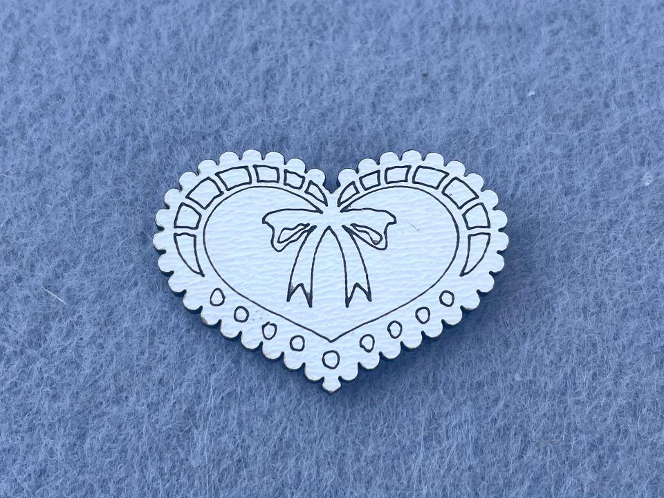 Декор из МДФ Сердце 50 шт. (21182)