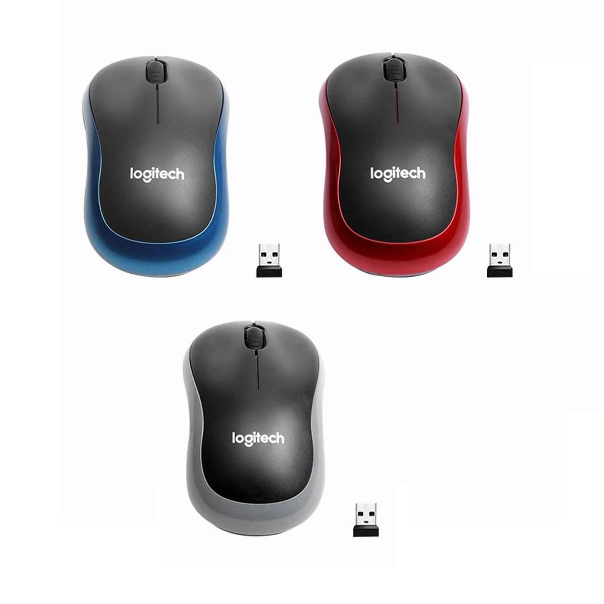 Мышь беспроводная Logitech M185 Wireless Office Mouse 2,4Ghz USB приемник 1000DPI оптическая бесшумная Red (180894) - фото 13 Мышь беспроводная Logitech M185 Wireless Office Mouse 2,4Ghz USB приемник 1000DPI оптическая бесшумная Red (180894) - фото 13