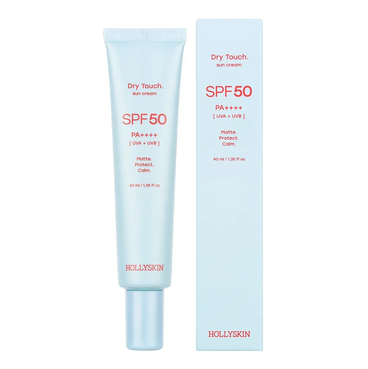 Крем для обличчя HOLLYSKIN Dry Touch SPF 50 матуючий сонцезахисний 40 мл (0508h) Крем для обличчя HOLLYSKIN Dry Touch SPF 50 матуючий сонцезахисний 40 мл (0508h)