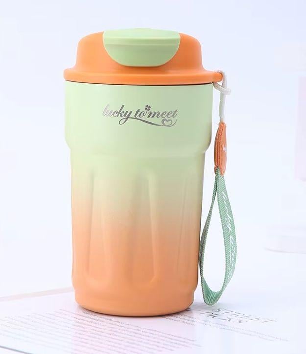 Термокухоль Смарт градієнт з інтелектуальним дисплеєм температури 420 мл Помаранчевий (2470371610) - фото 7