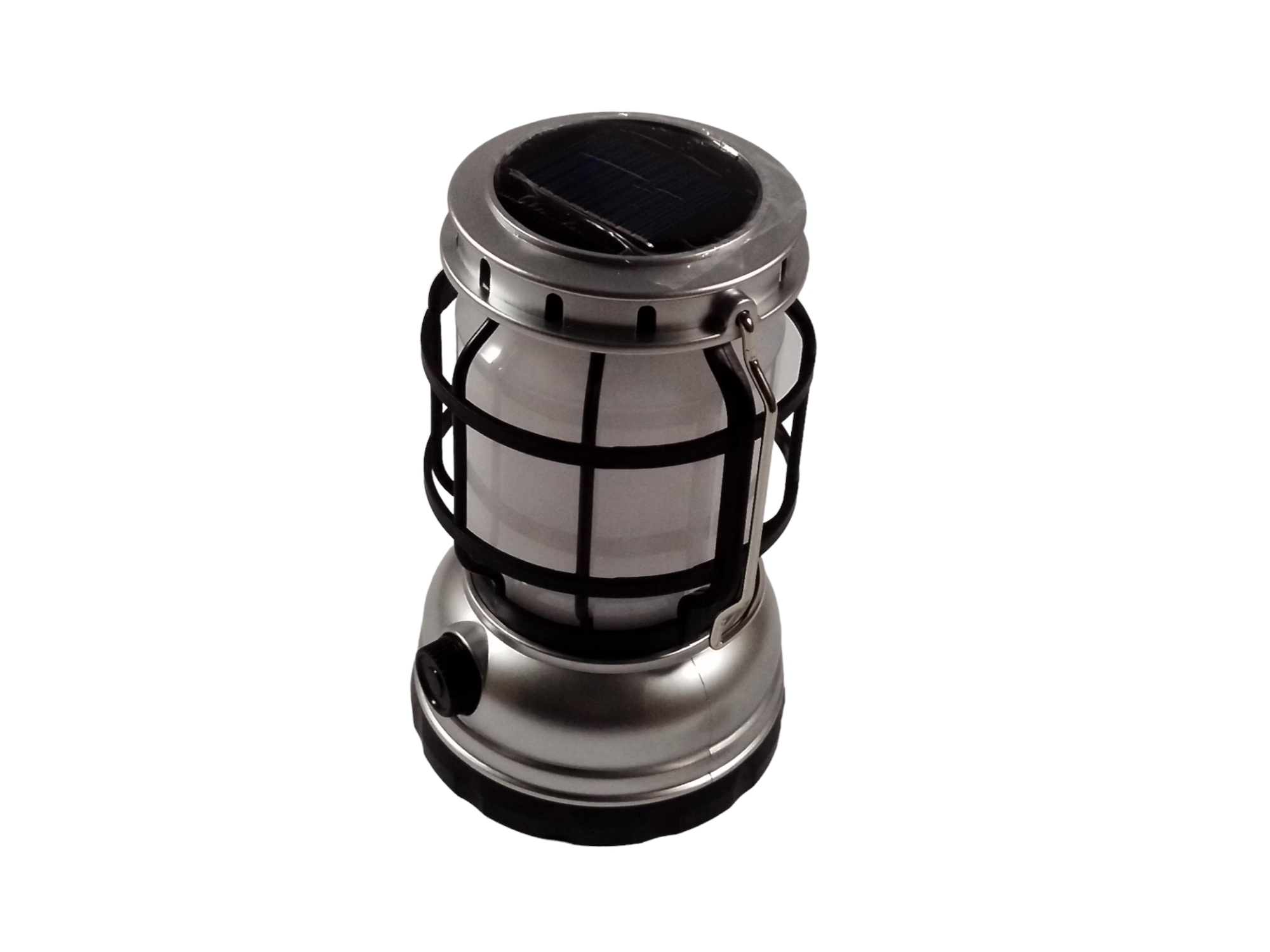 Фонарь кемпинговый светодиодный ZJ-1990Т переносной на аккумуляторе Серебряный