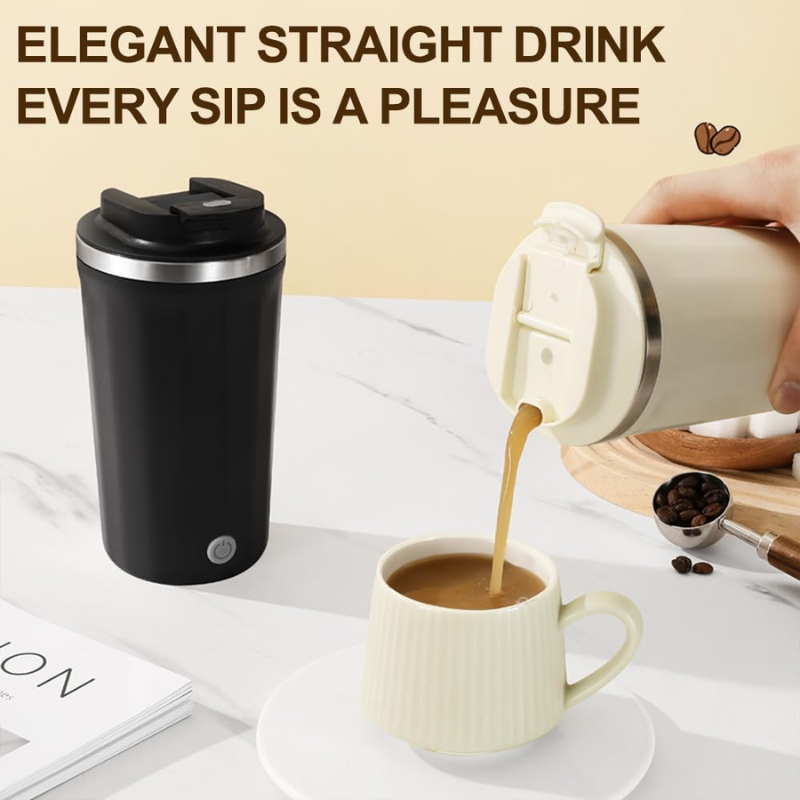 Чашка автоматическая заважка с крышкой для размешивания кофе и чая (2373501319) - фото 5