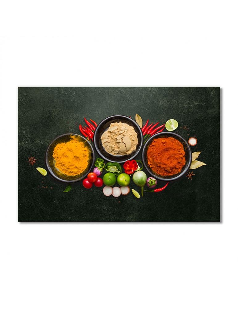 Картина модульная Рецепт карри 1 модуль 40х60 см(eda_i_napiyki_08042021)