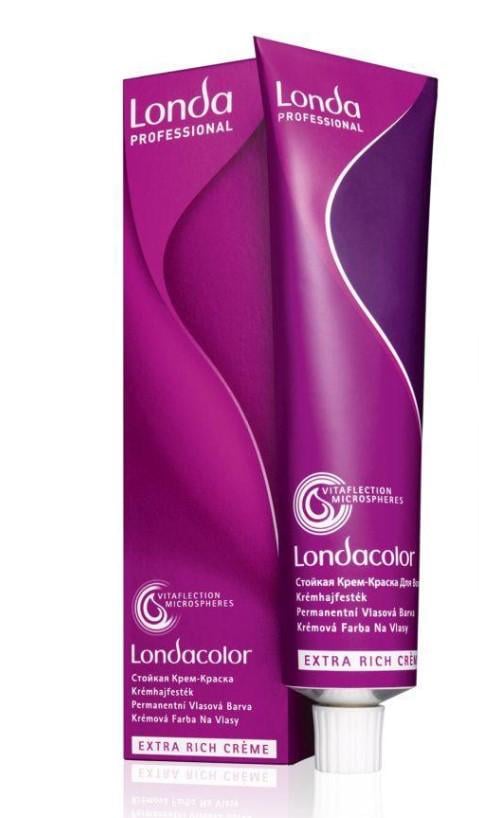 Краска для волос Londa Professional Permanent Color Extra Rich Creme 8/1 Light blonde ash 60 мл