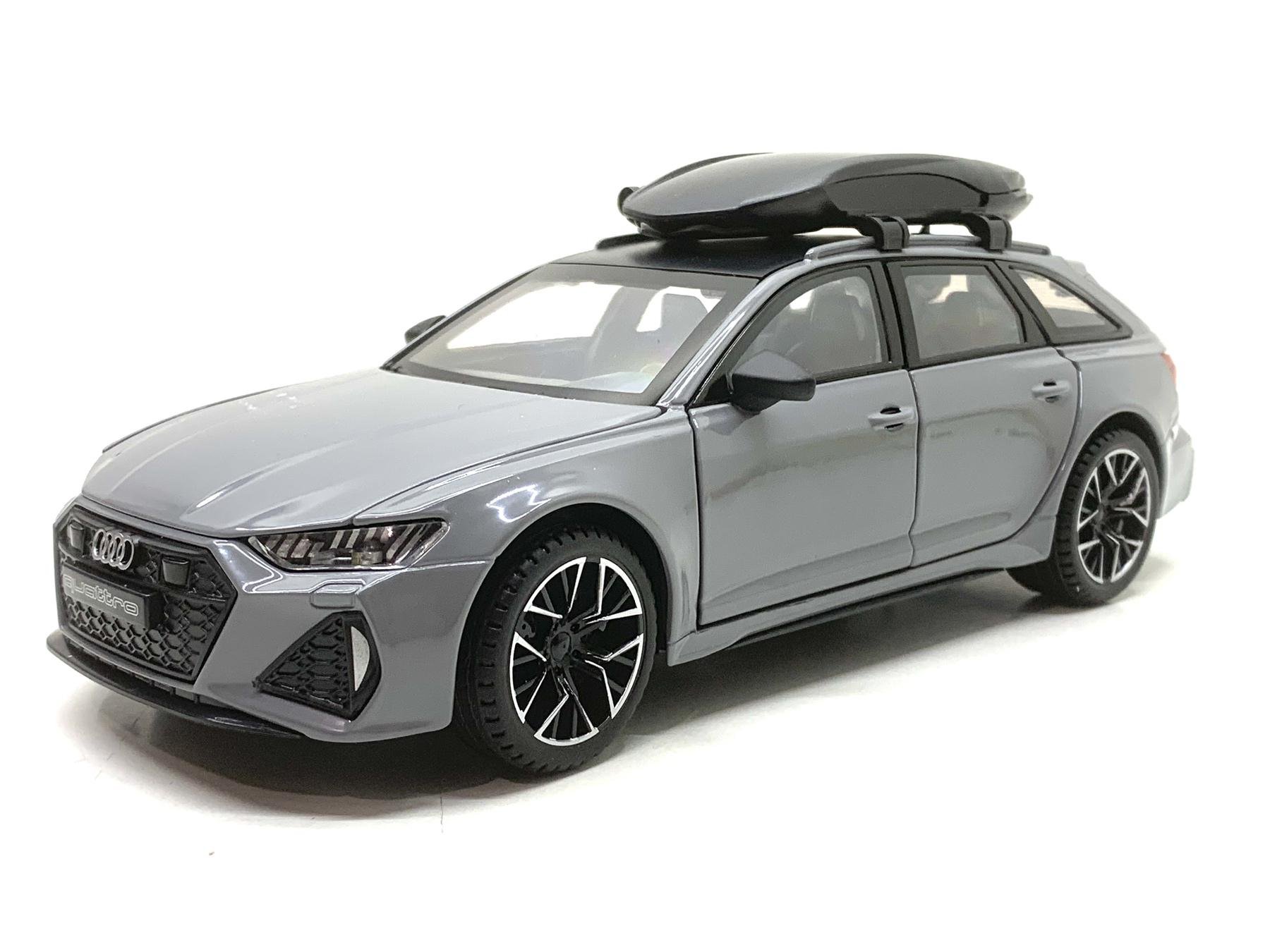 Машина АвтоСвіт Audi RS 6 инерционная открываются двери/капот/багажник 21 см Серый (AP-2026)