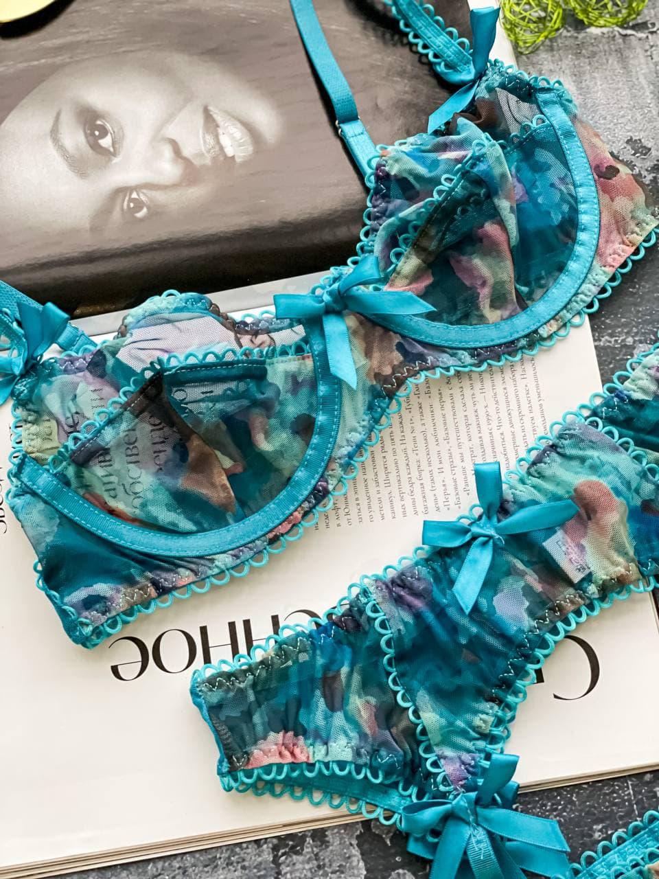 Нижнее белье DO2093 L Голубой - фото 8 Нижнее белье DO2093 L Голубой - фото 8