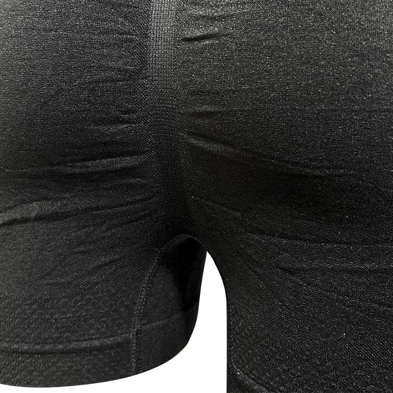 Шорты женские Lesko 545# push up бесшовные для фитнеса L Черный (27639533) - фото 4 Шорты женские Lesko 545# push up бесшовные для фитнеса L Черный (27639533) - фото 4