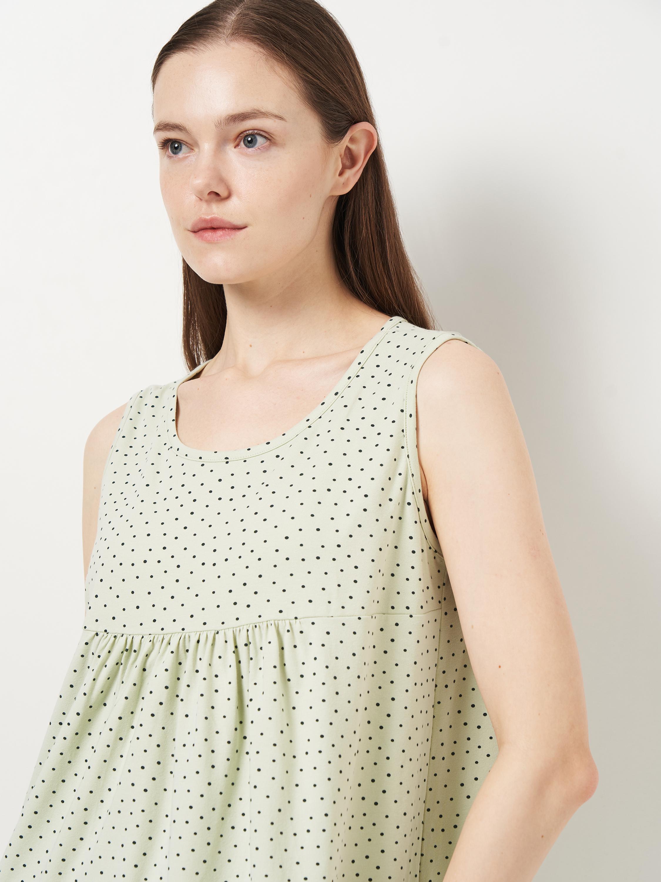 Ночная рубашка женская без рукавов ROZA 210223 M Светло-зеленый (4824005735585) - фото 3 Ночная рубашка женская без рукавов ROZA 210223 M Светло-зеленый (4824005735585) - фото 3