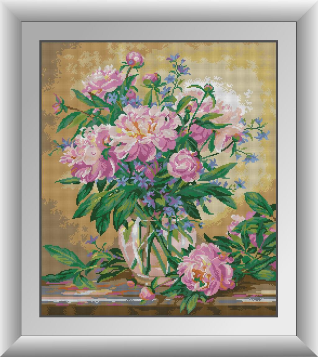 Алмазна мозаїка Dream Art Ніжні квіти 54x63 см (DA.30080)