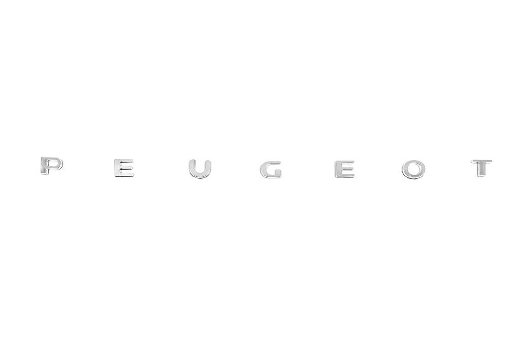 Надпись Peugeot Davs Auto для Peugeot Partner Tepee 2008-2018 гг. abs-пластик Хром