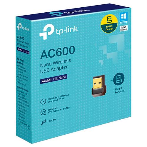 Адаптер Wi-Fi TP-LINK Archer T2U Nano (9823174) - фото 2