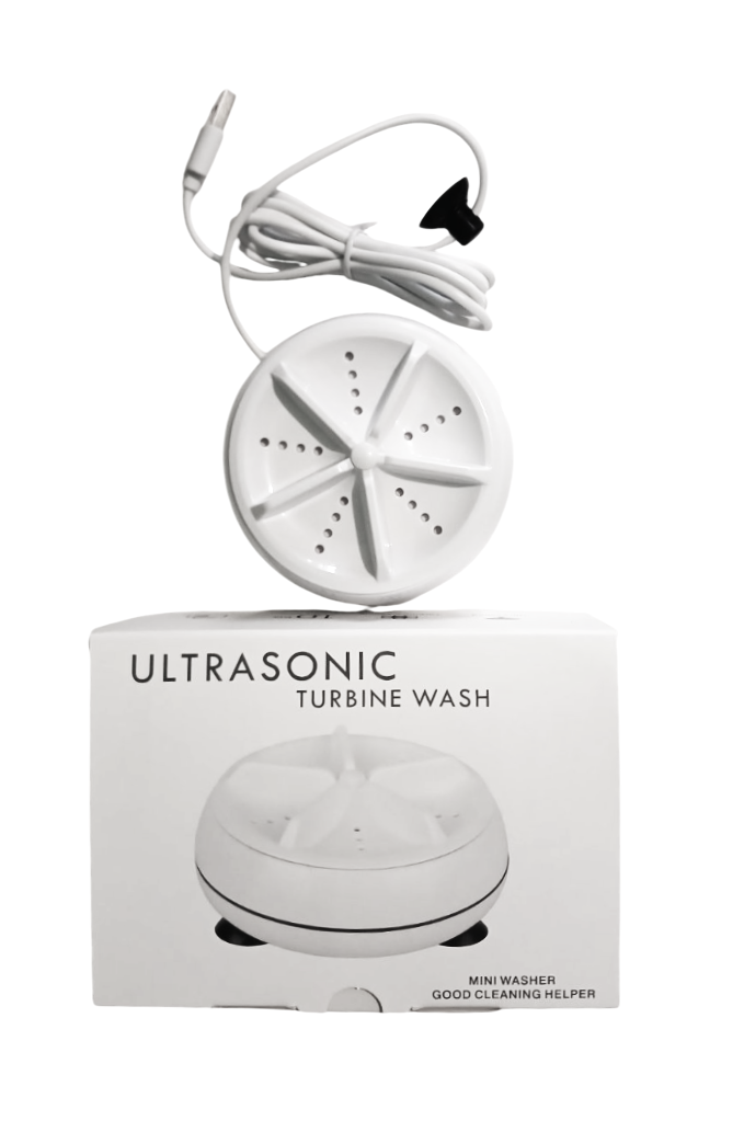 Машина стиральная UltraSonic Turbine Wash портативная ультразвуковая USB Белый - фото 9 Машина стиральная UltraSonic Turbine Wash портативная ультразвуковая USB Белый - фото 9