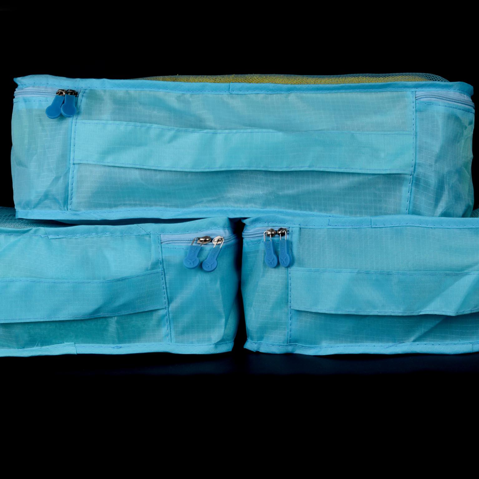 Набір органайзерів для подорожей та дому 6в1 нейлон водовідштовхувальний Блакитний (КДО-15-2) - фото 5