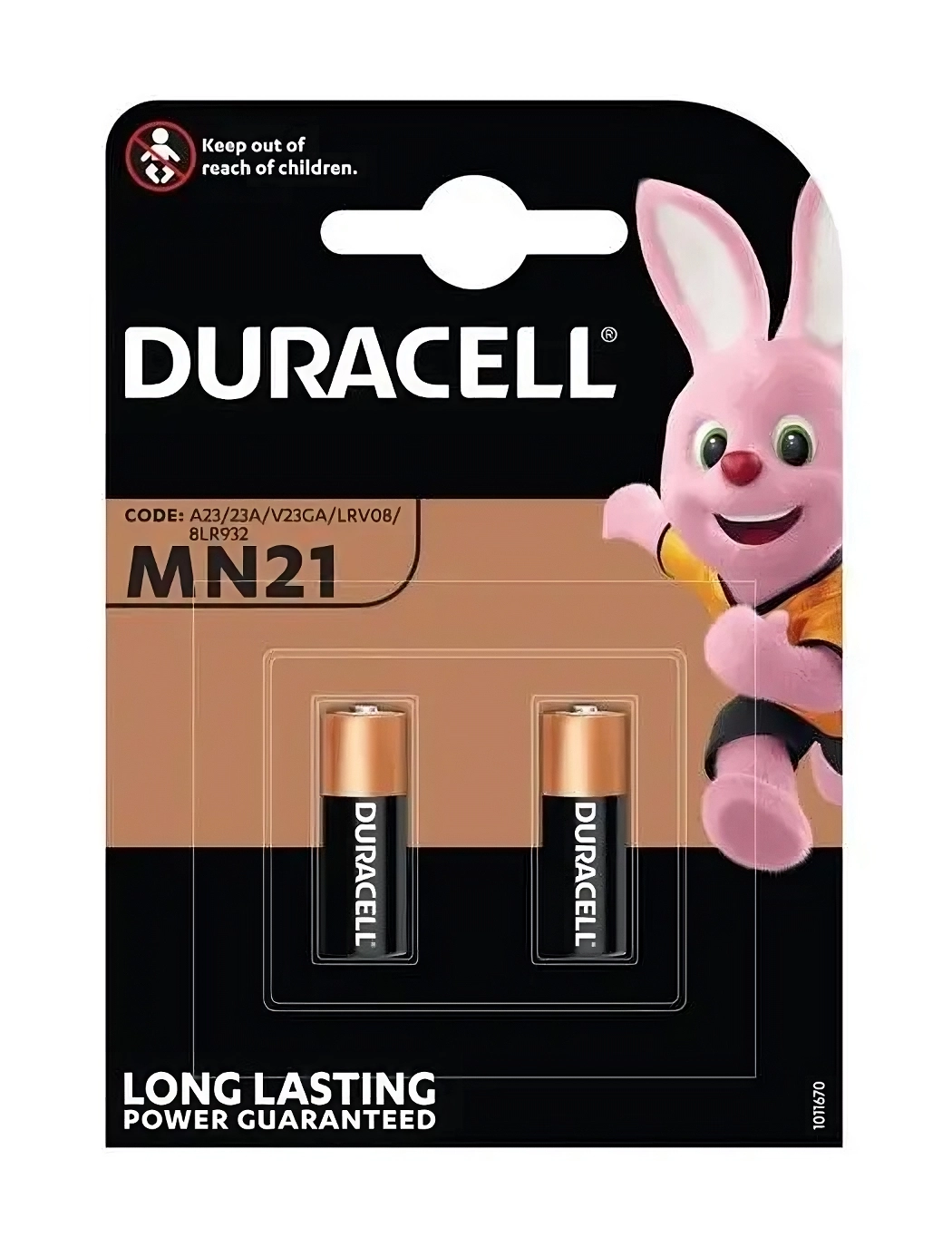 Батарейка Duracell MN21 A23 2 шт. (13510150)