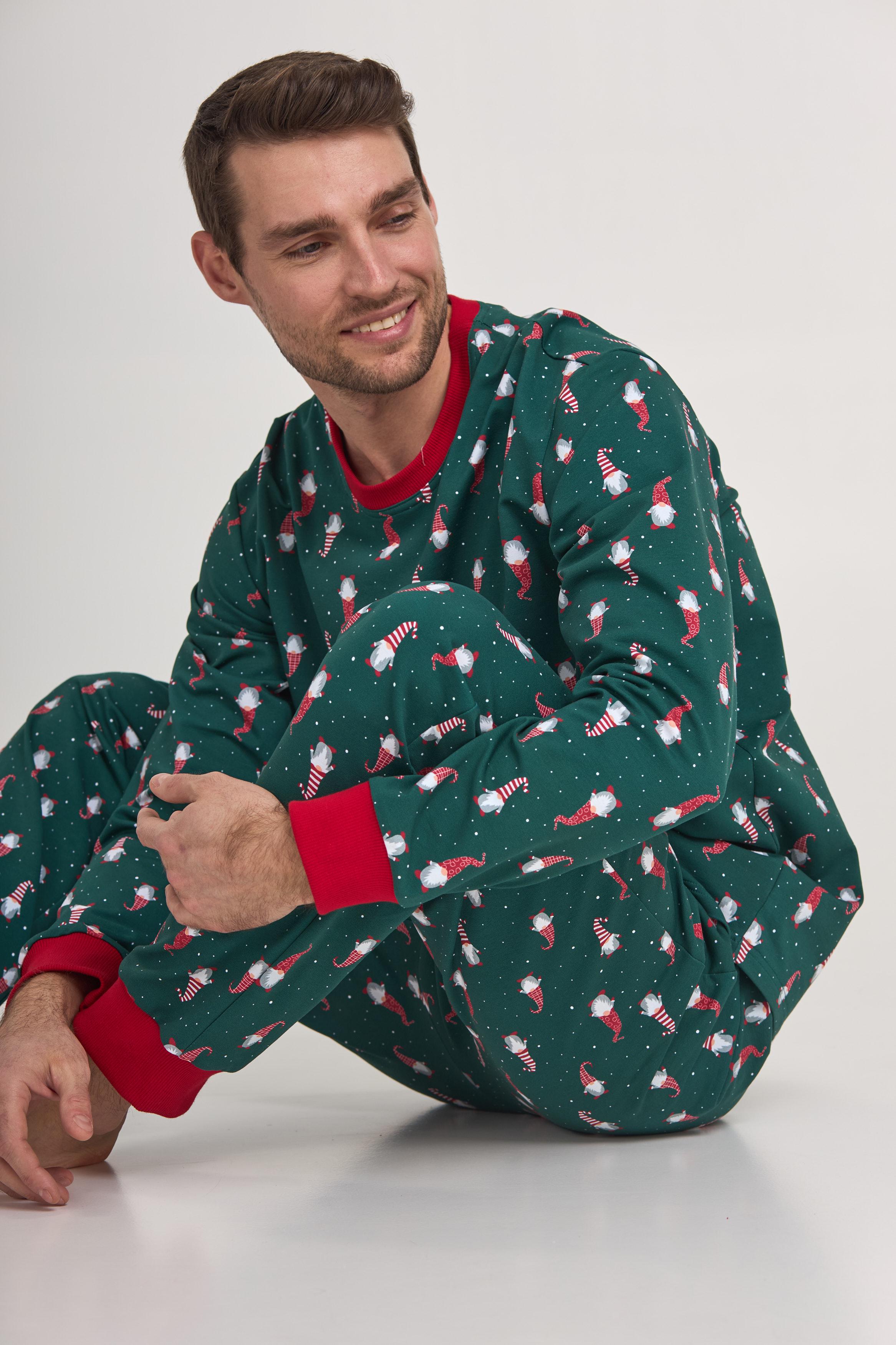 Пижама мужская теплая Ellen happy season 0582/08/02 XL Зеленый