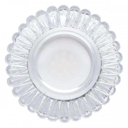 Точковий світильник врізний Feron із підсвіткою 7301 MR16 GU5.3 50W круг Прозорий (11474) Точковий світильник врізний Feron із підсвіткою 7301 MR16 GU5.3 50W круг Прозорий (11474)