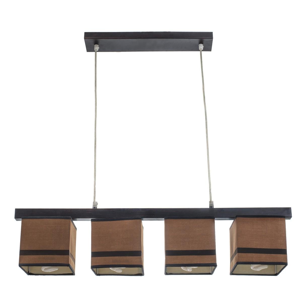 Люстра подвесная в восточном стиле Brille BKL-623S/4 E14 с абажуром