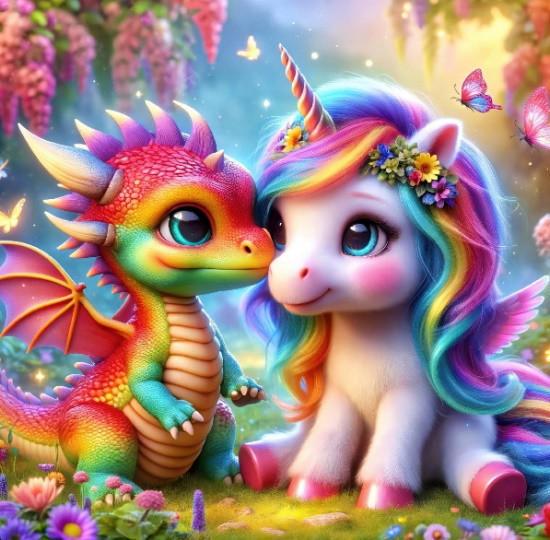 Алмазная мозаика Dream toys Сказочные друзья 20х20 см (S10380)