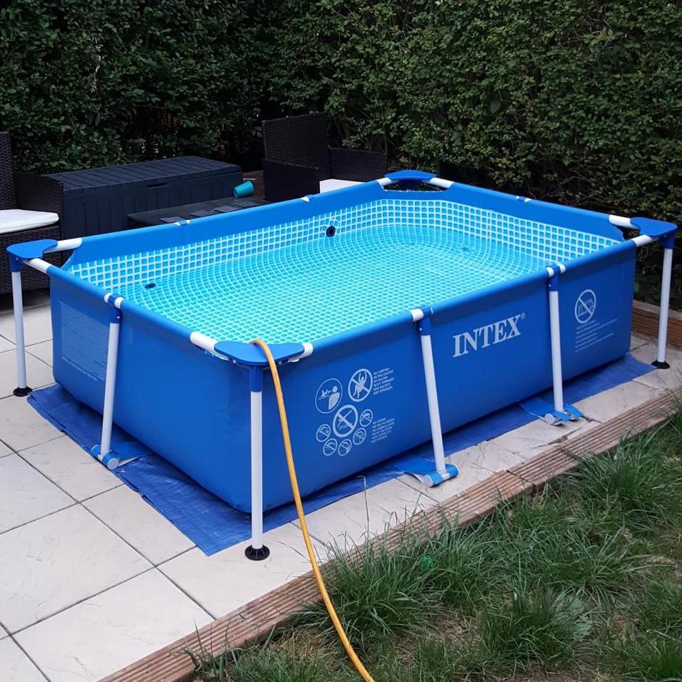 Бассейн каркасный Intex прямоугольный 220х150х60 см (31920530)