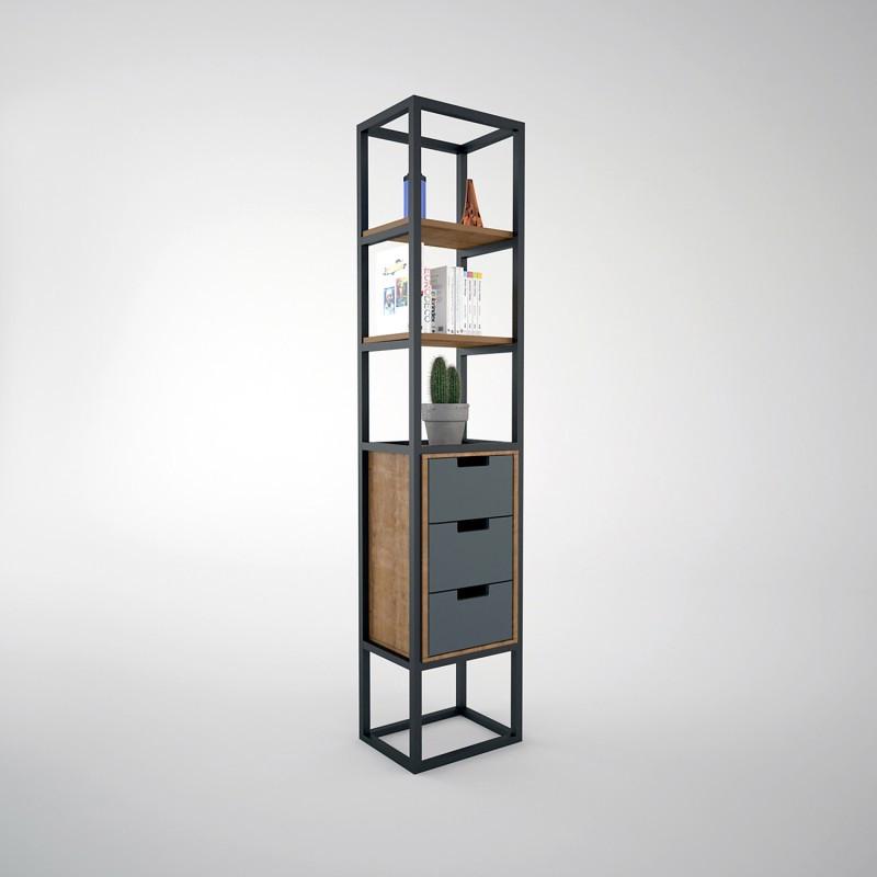 Стеллаж для хранения 1930х400х350 мм Дуб венге (NS-1646)