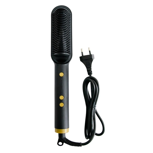 Расческа электрическая для выпрямления волос Hair Straightener HQT-909B Черный (5991)