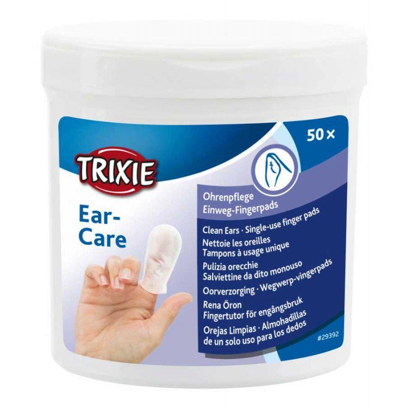 Серветки для догляду за вухами Trixie Ear Care Pads для собак та котів 50 шт. (93929)