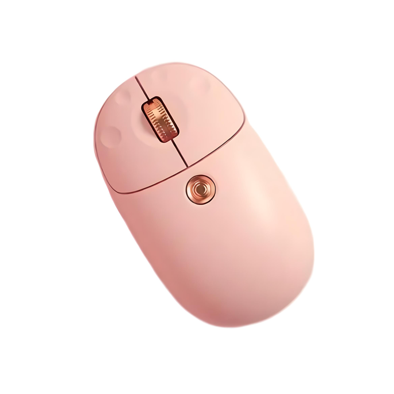 Компьютерная мышка BOW MD198L с беспроводным подключением Bluetooth и USB 2,4G аккумулятором 1600DPI Pink (2277289540)