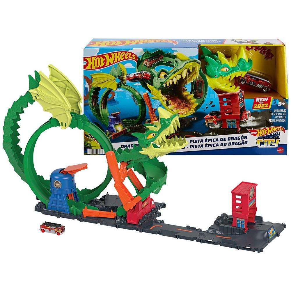 Игровой набор Hot Wheels Атака огненного дракона (HDP03)