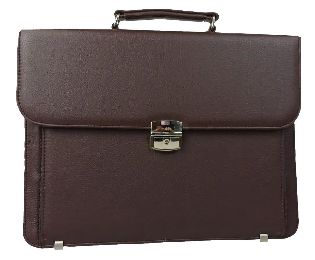 Портфель чоловічий Exclusive еко шкіра Коричневий (714000 brown)