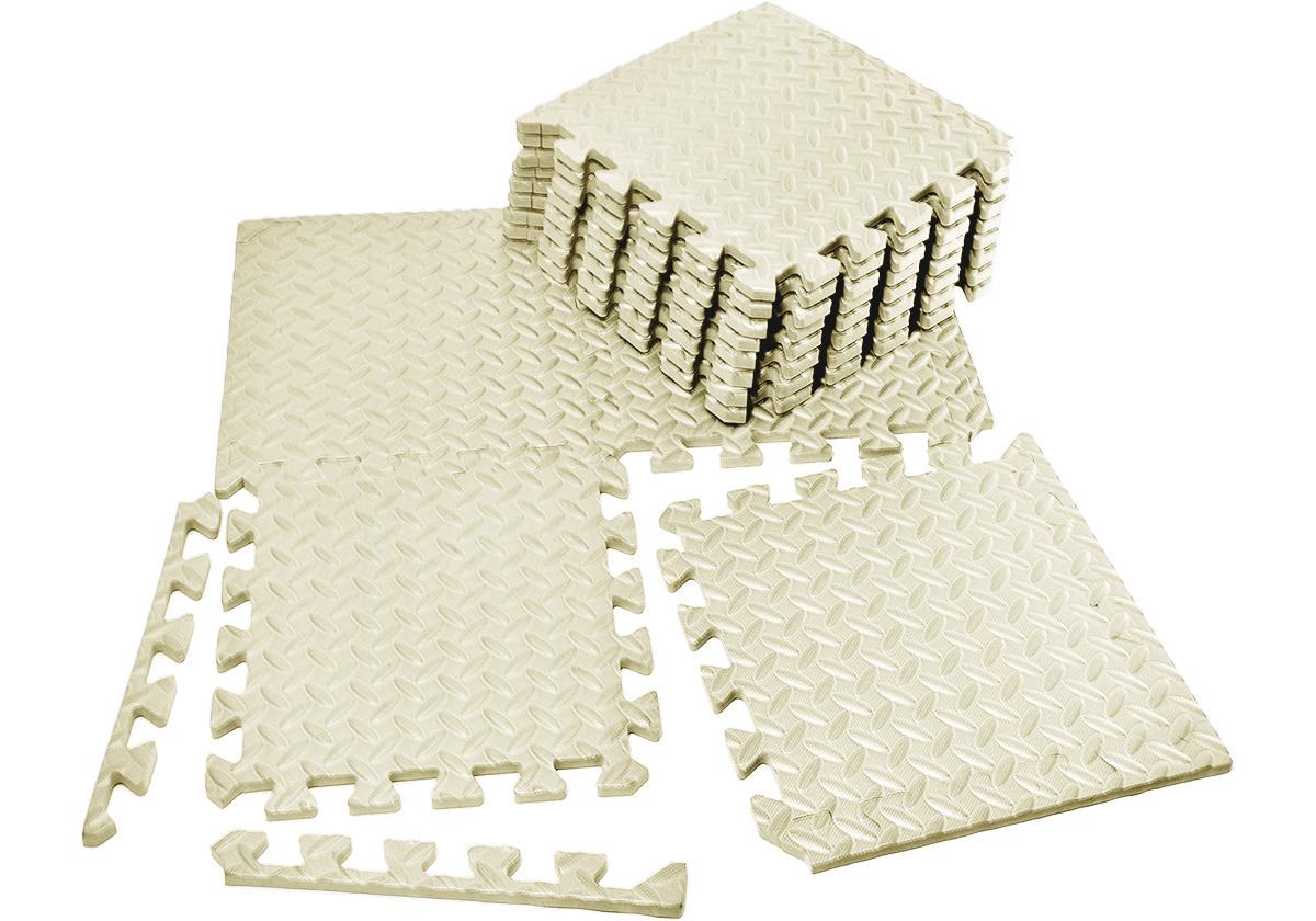 Мат-пазл EasyFit SwallowTail EVA 120х60х1 см Белый (EF-1950-30-W)