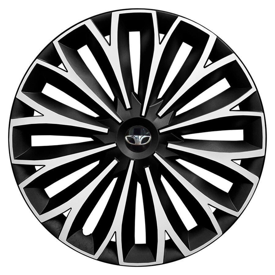 Комплект колпаков JAWOPLAST Sigma Duo R15 для Daewoo 4 шт. Silver/Black (28434590)