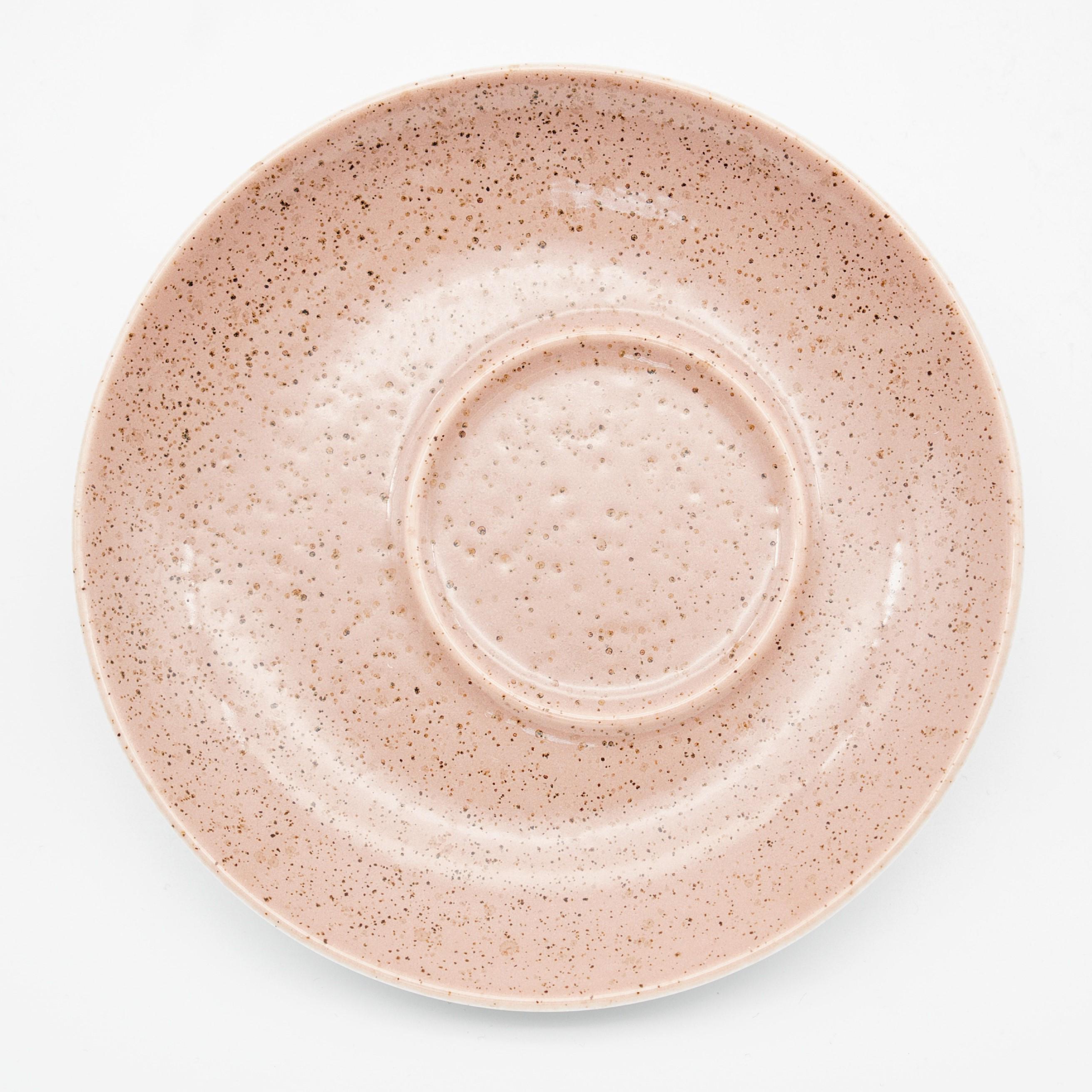 Блюдце INKER 16 см Sabbia pink - фото 1