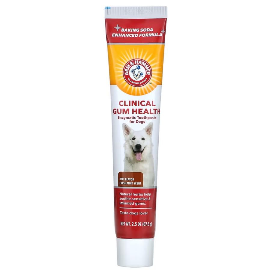 Зубна паста для тварин Arm&Hammer Enzymatic Toothpaste For Dogs Clinical Gum Health Beef 67,5 г Зубна паста для тварин Arm&Hammer Enzymatic Toothpaste For Dogs Clinical Gum Health Beef 67,5 г