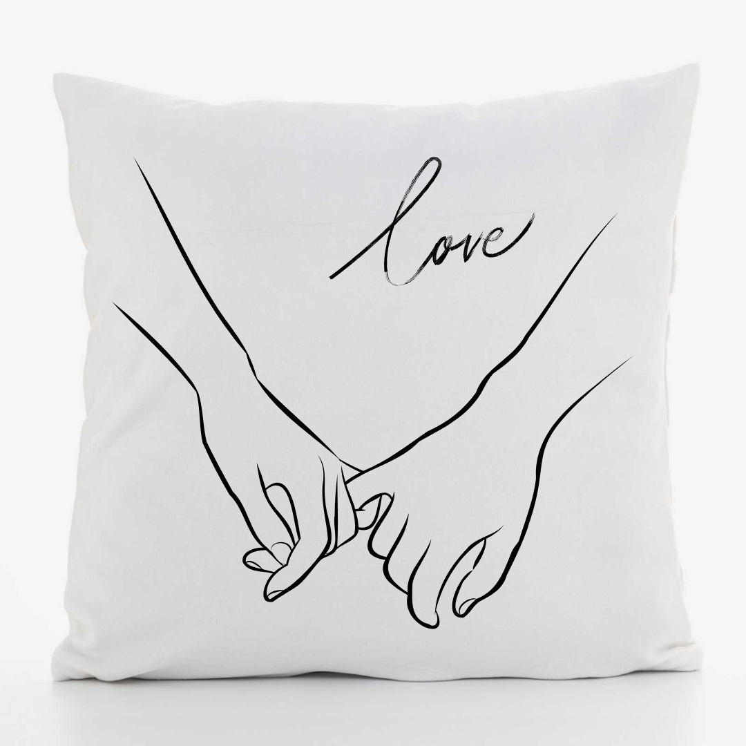 Подушка декоративна з принтом Руки габардин 30х30 см (1233) Подушка декоративна з принтом Руки габардин 30х30 см (1233)