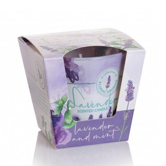 Свеча ароматическая Flora Lavender Lavender and Mint (28741)