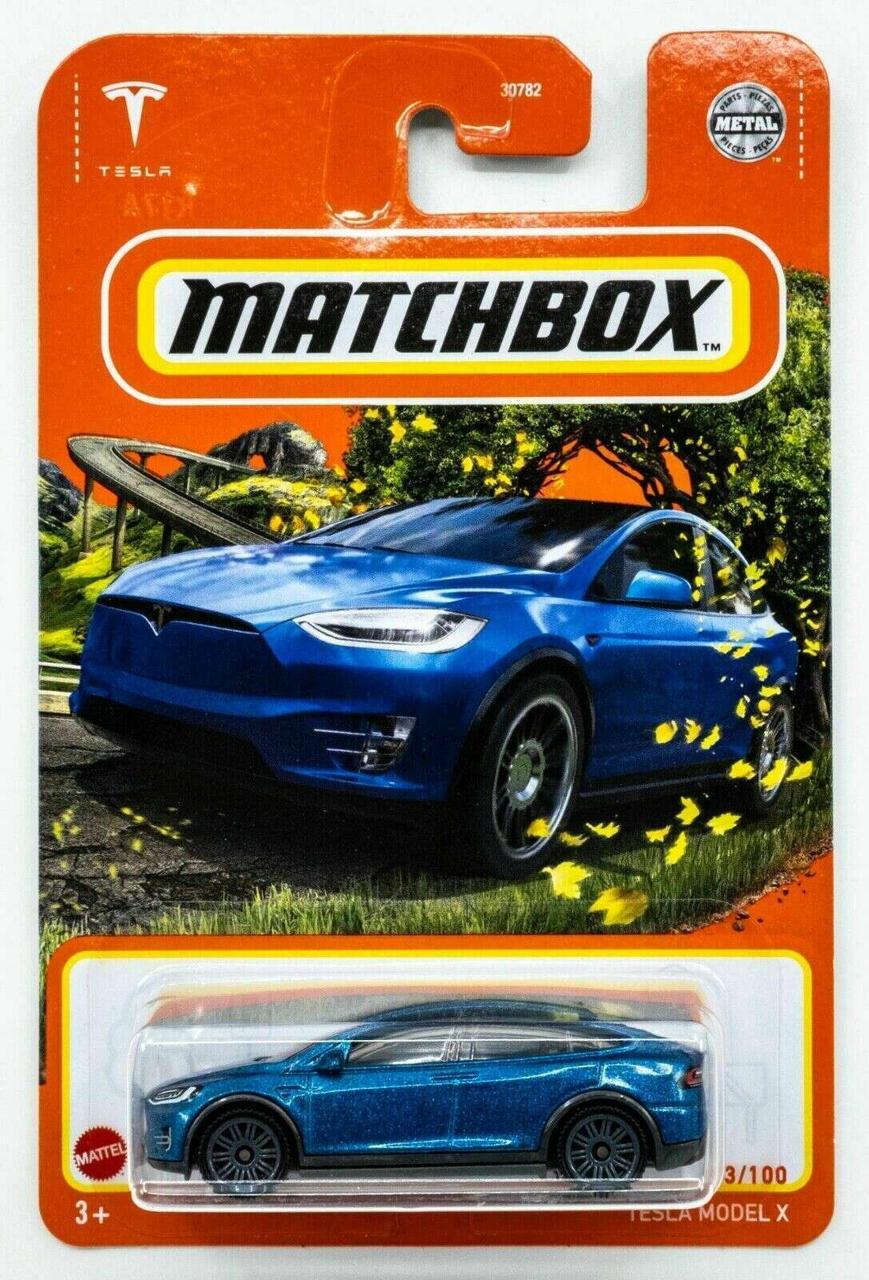 Игрушечная машинка Matchbox Tesla Model X 2022 MBX Highway №53 (HFN93) Игрушечная машинка Matchbox Tesla Model X 2022 MBX Highway №53 (HFN93)